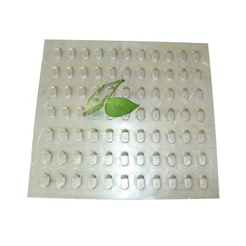 Slotted perforated aluminium alloy plate sheet