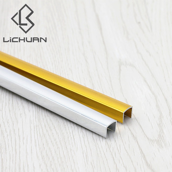 Domed Decorative Border Profile Thin Size Door Custom Color Aluminum Strip
