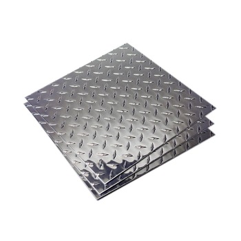 4 mm thick diamond pattern aluminum checkered sheet 