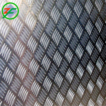 3xxx China Aluminium Tread Plate 5 Bars For Building Floors 