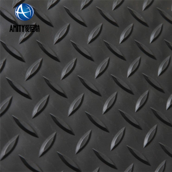High Quality Matte Black Embossed Checkered Aluminum Diamond Deck Plate 