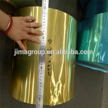 Aluminum Hydrophilic Gold Foil 1100&H22 for heat exchanger fins & air conditioner radiator 