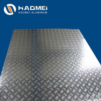 Henan aluminium checkered plate tread plate 5 bars 1050 3003 5052