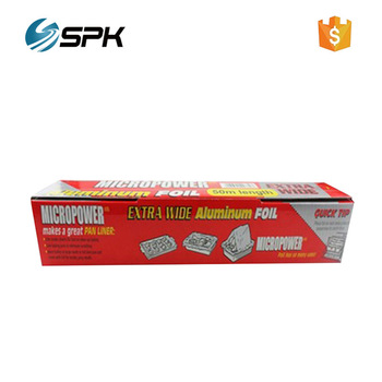 Food packing grade household aluminum tin foil roll paper for food