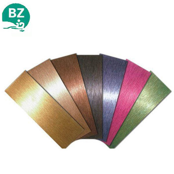 Wholesale 6061 T5 Anodised alloy brushed Aluminium Sheet 